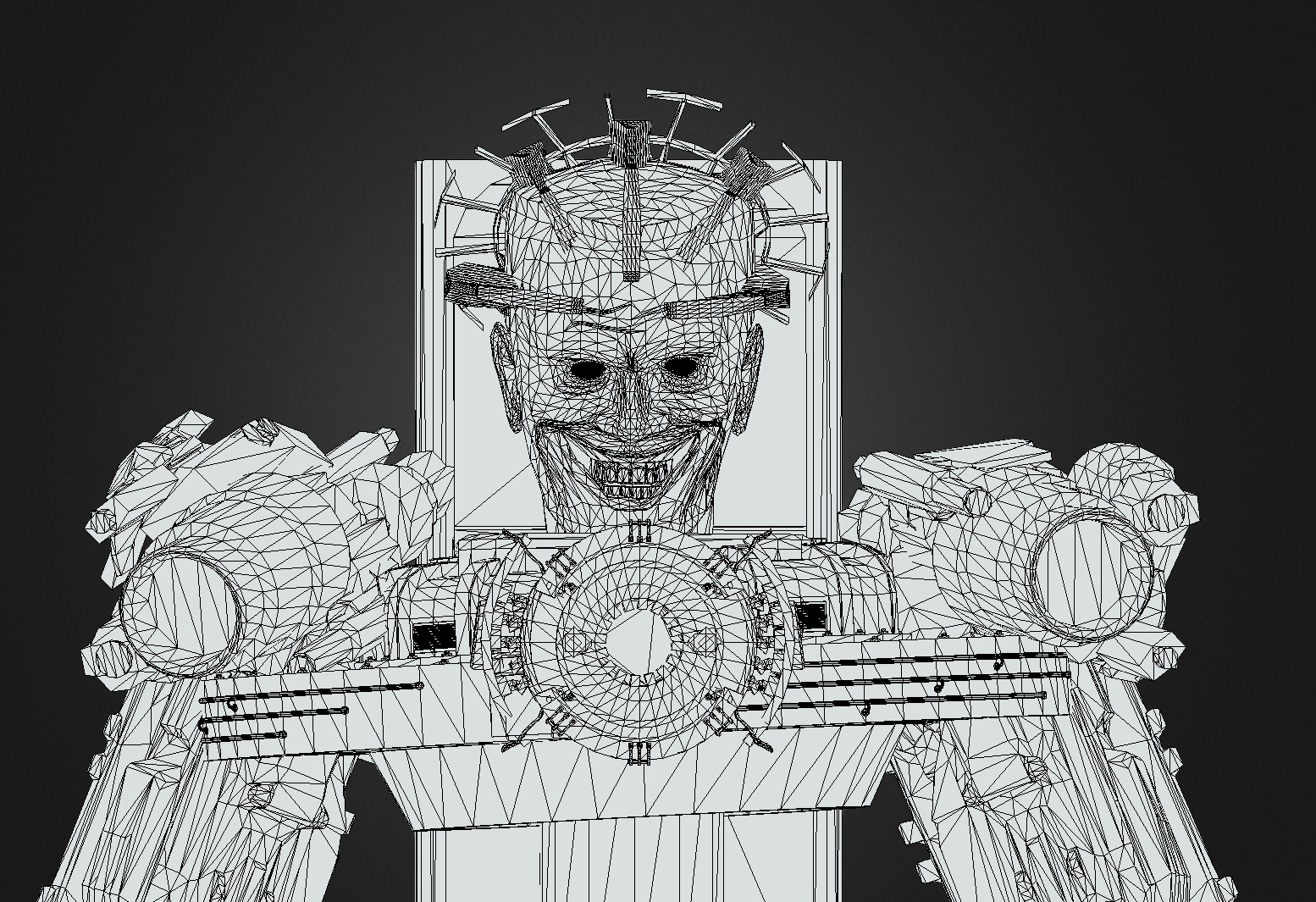 Astro Gman Low-poly 3D model_10