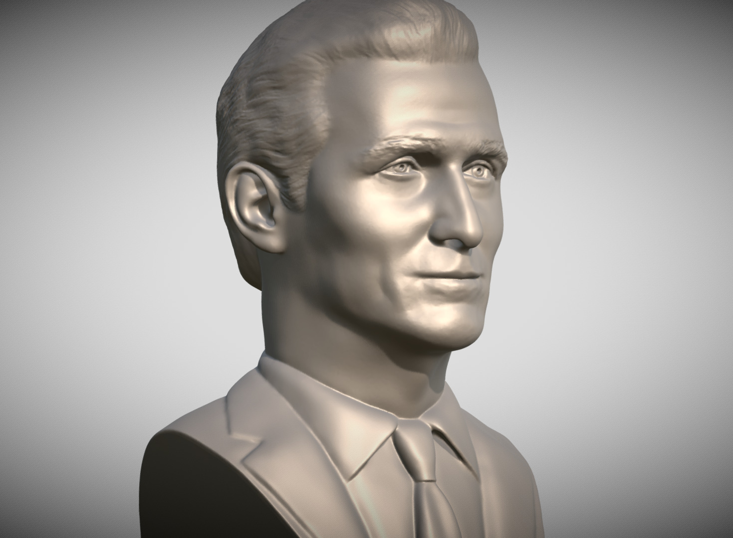 Matthew McConaughey bust 3D print model_7
