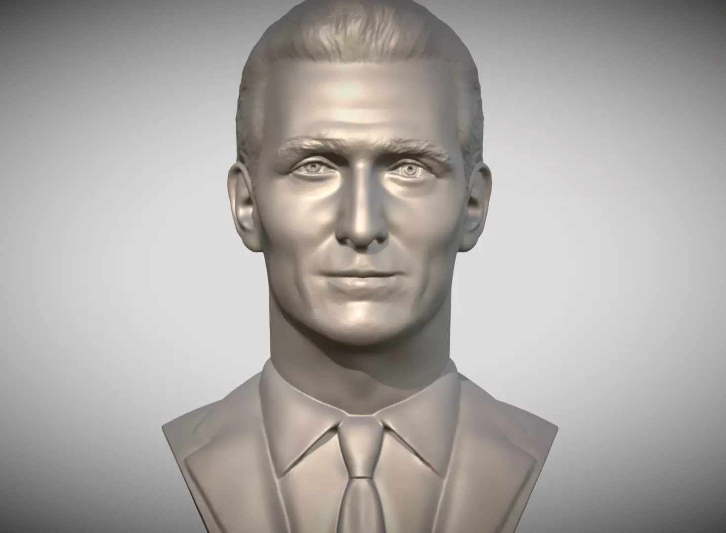 Matthew McConaughey bust 3D print model_0
