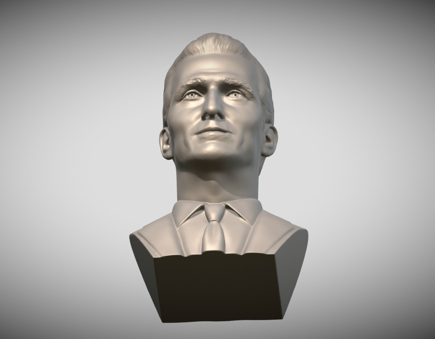 Matthew McConaughey bust 3D print model_14