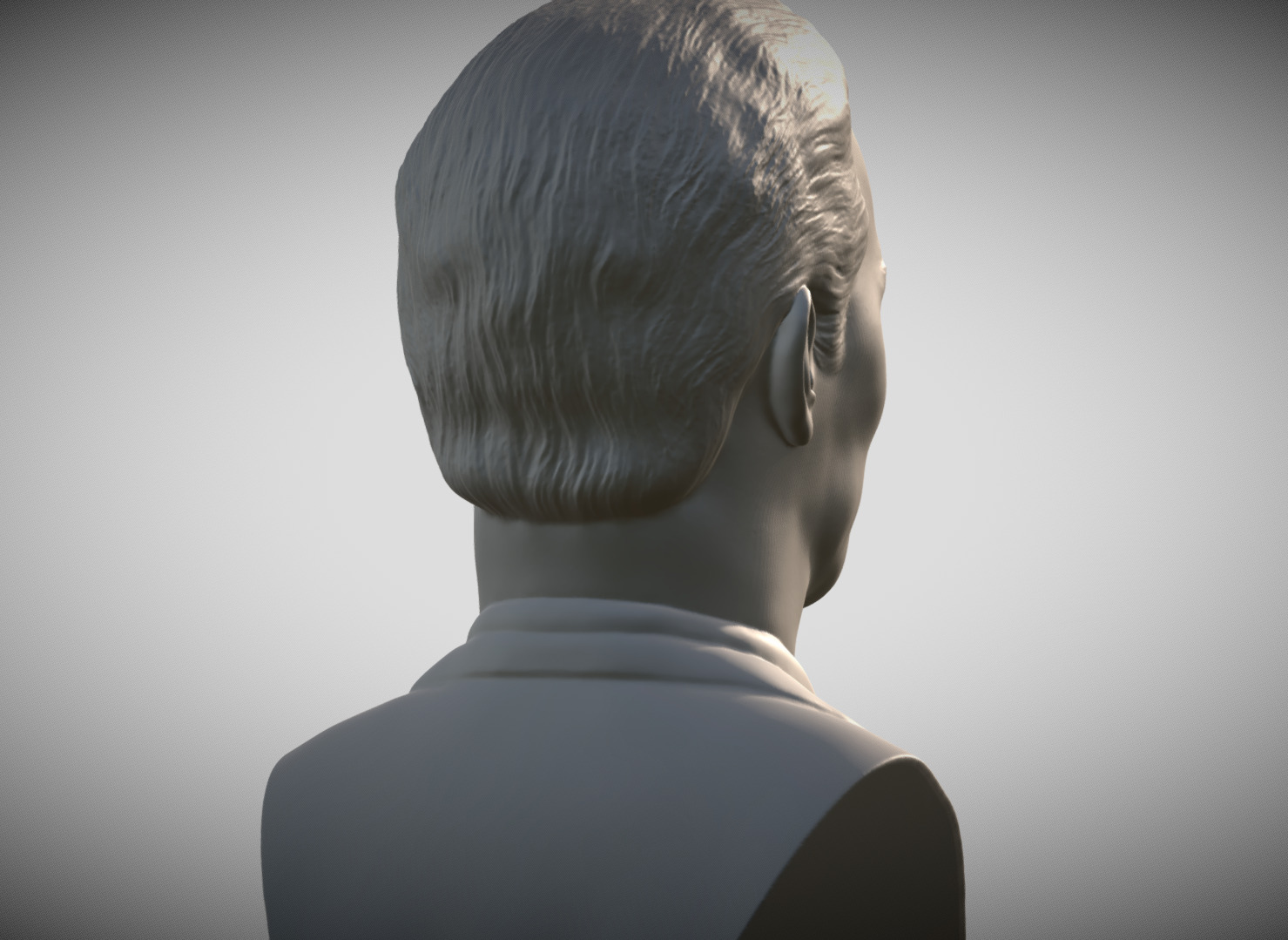 Matthew McConaughey bust 3D print model_5