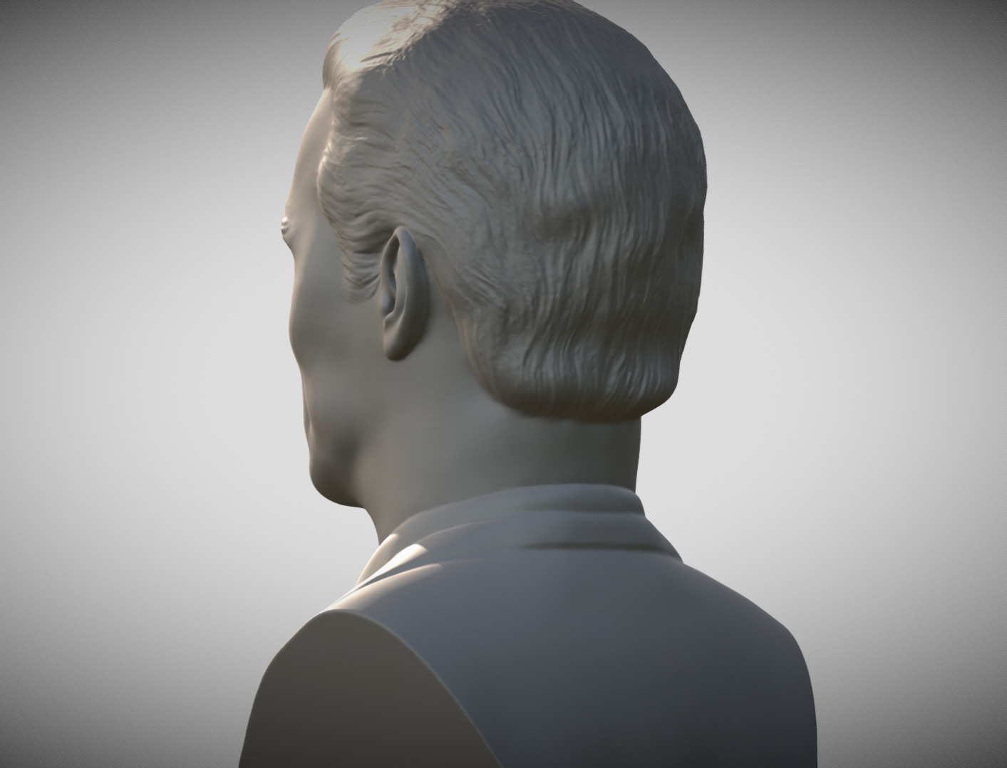 Matthew McConaughey bust 3D print model_4