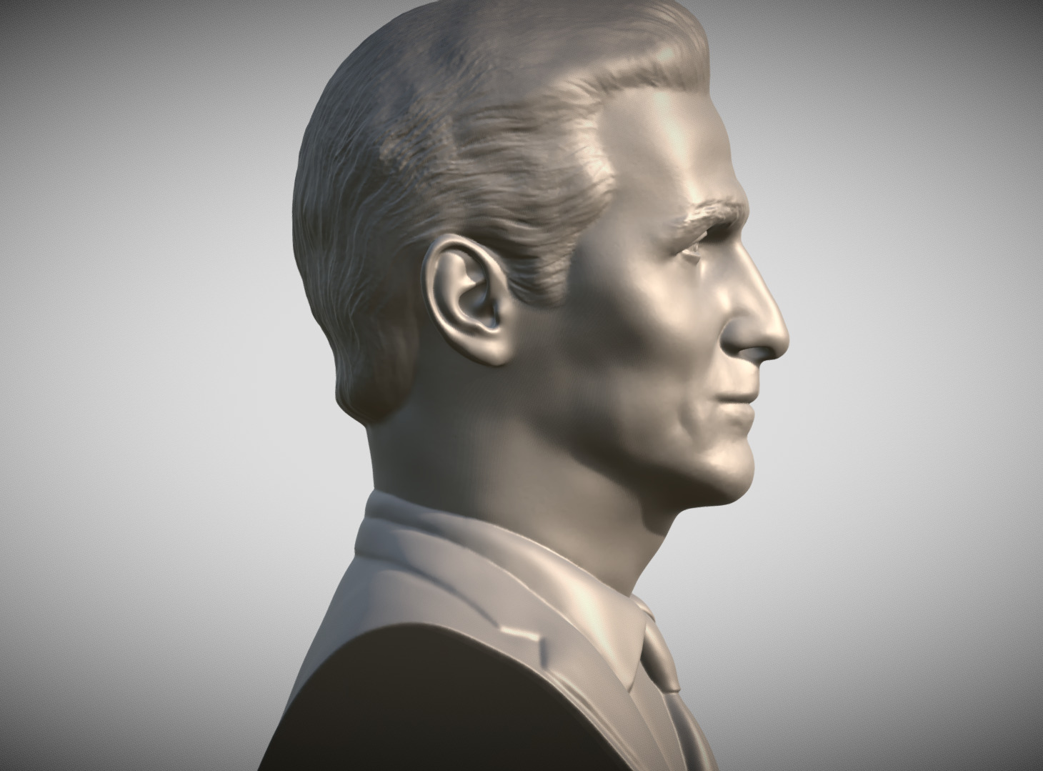 Matthew McConaughey bust 3D print model_6