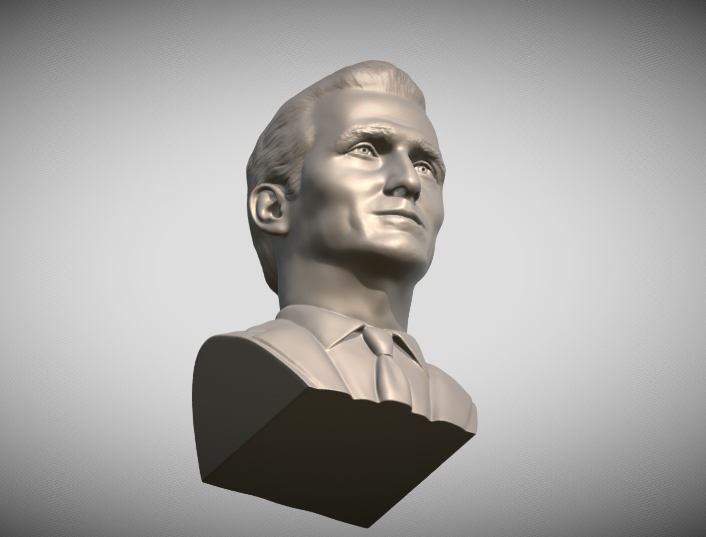Matthew McConaughey bust 3D print model_13