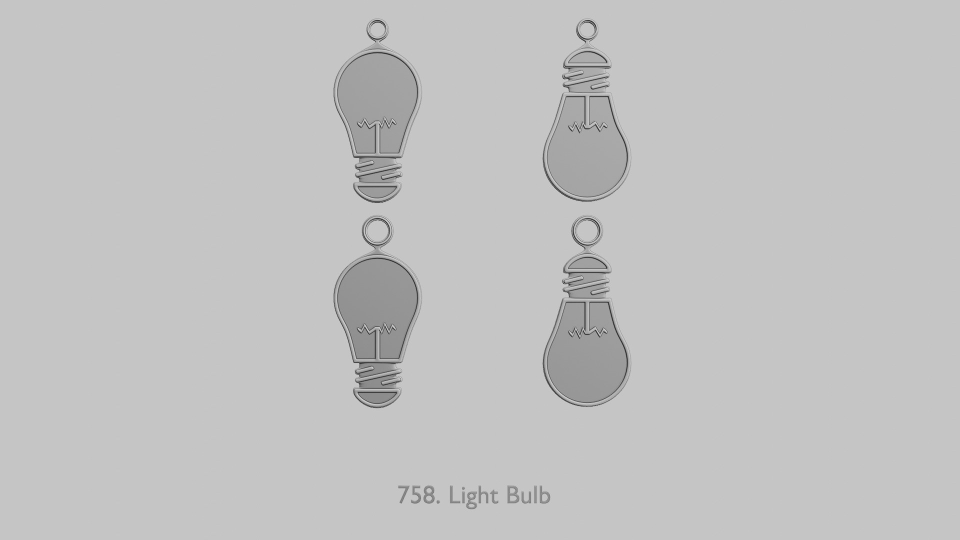 Tools Full PACK Original Blend STL Pendant Collection 3D print model_8