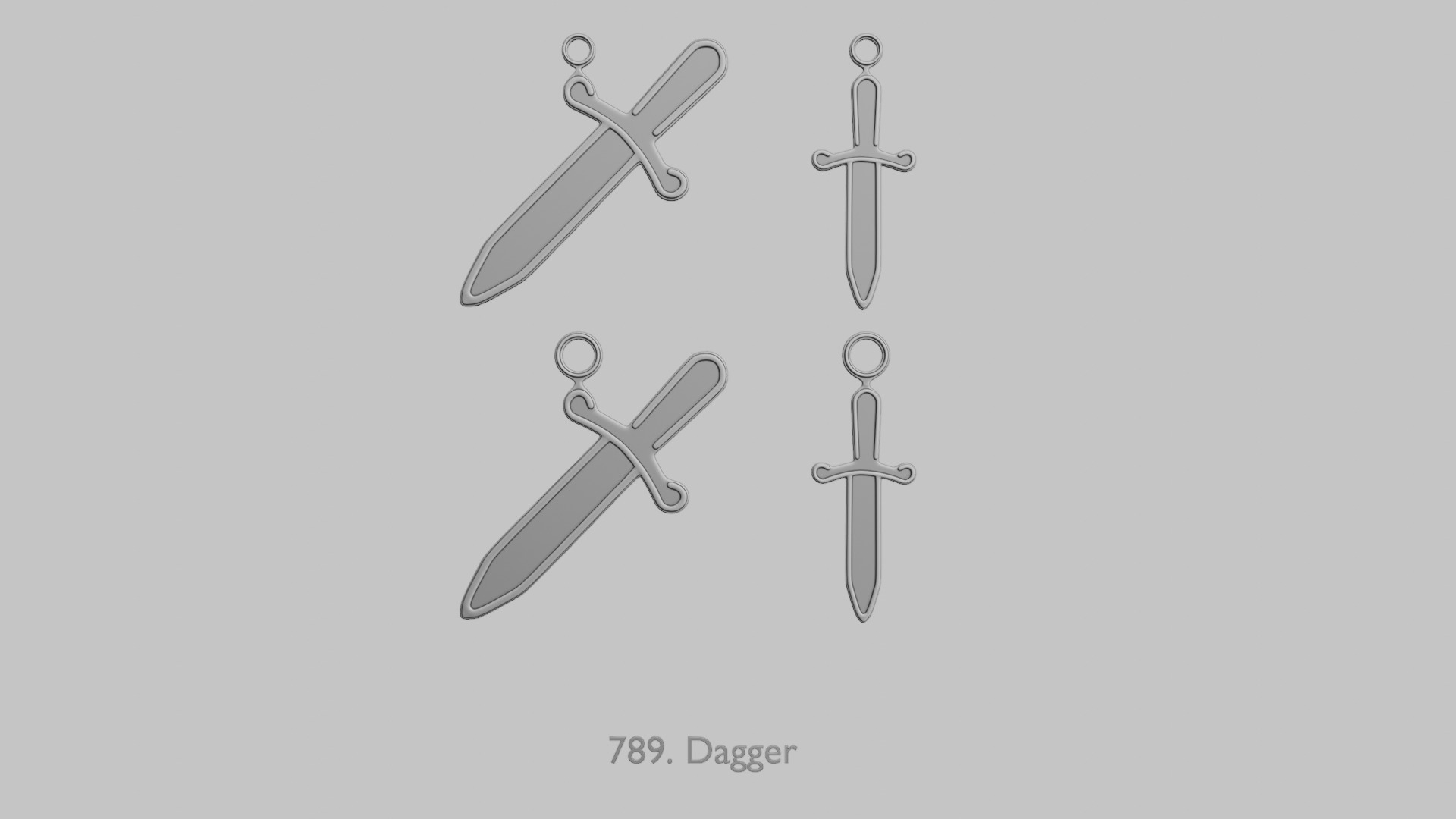 Tools Full PACK Original Blend STL Pendant Collection 3D print model_19