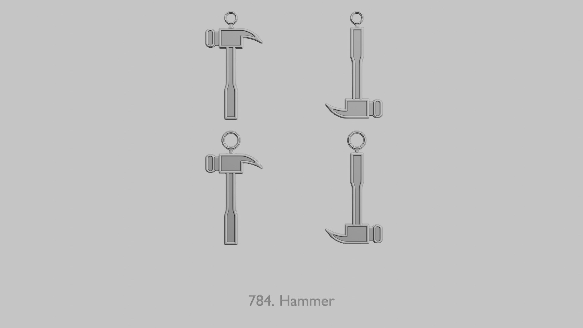 Tools Full PACK Original Blend STL Pendant Collection 3D print model_14