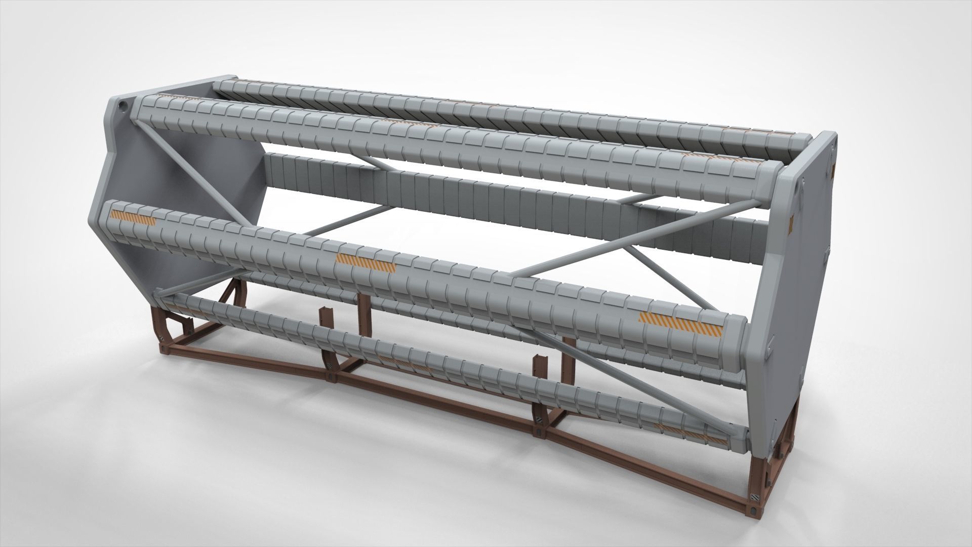 Sci-Fi architecture Elements collection 26 3D model_5