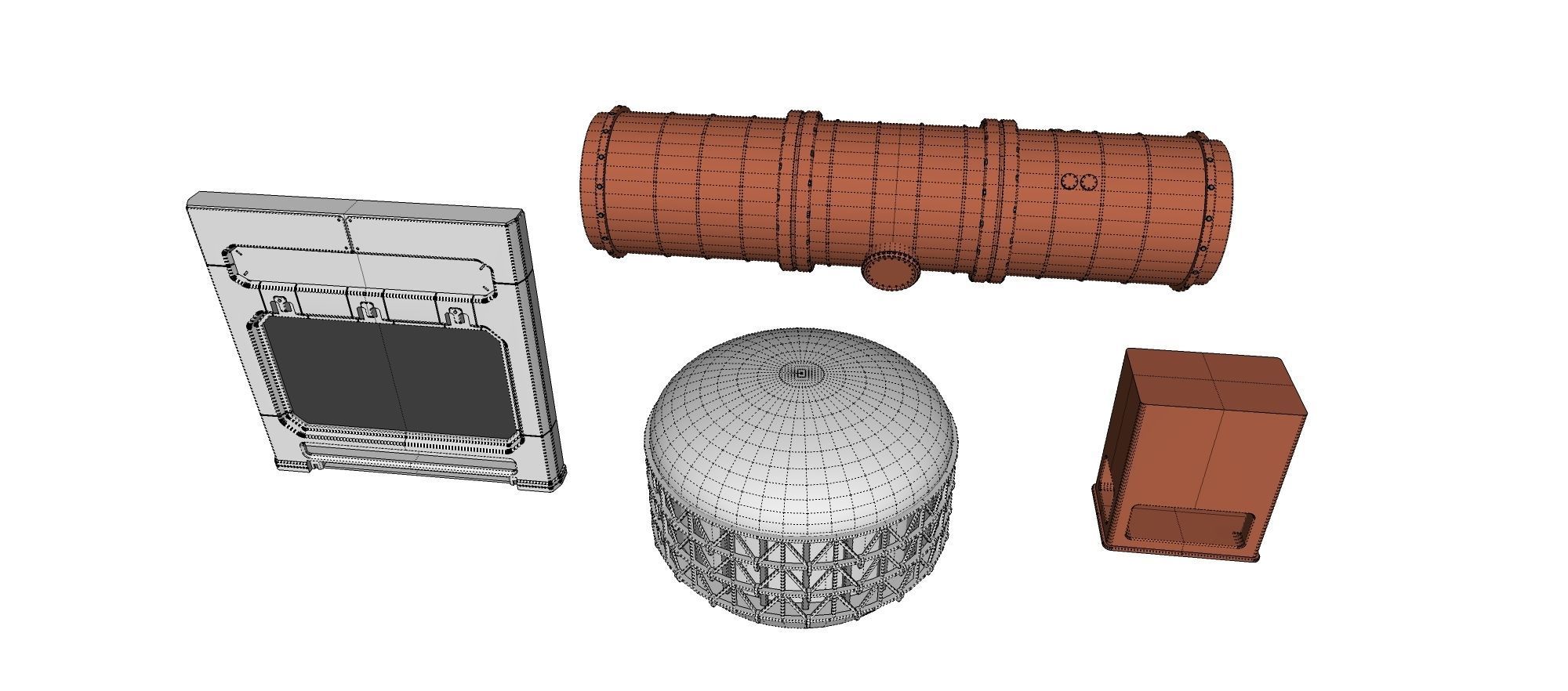 Sci-Fi architecture Elements collection 26 3D model_27
