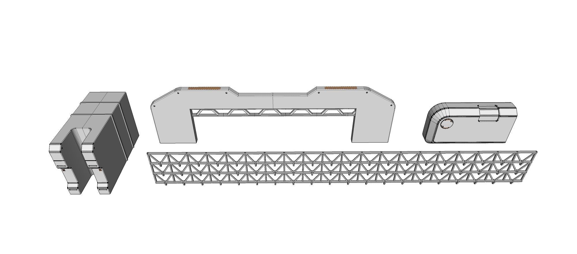 Sci-Fi architecture Elements collection 26 3D model_29