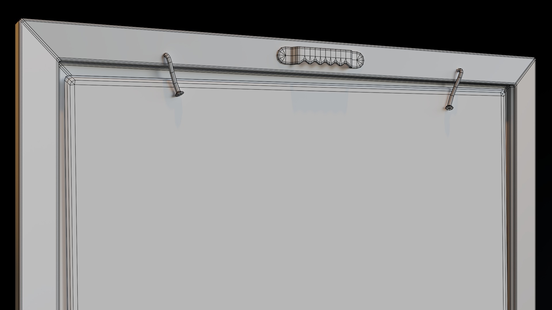 Vintage Framed Painting Set 3D Model Collection_15