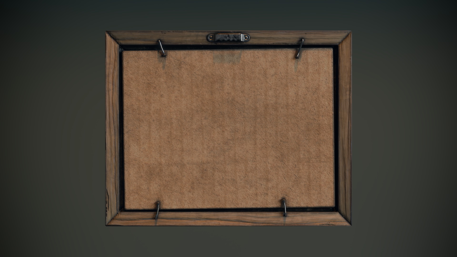 Vintage Framed Painting Set 3D Model Collection_13