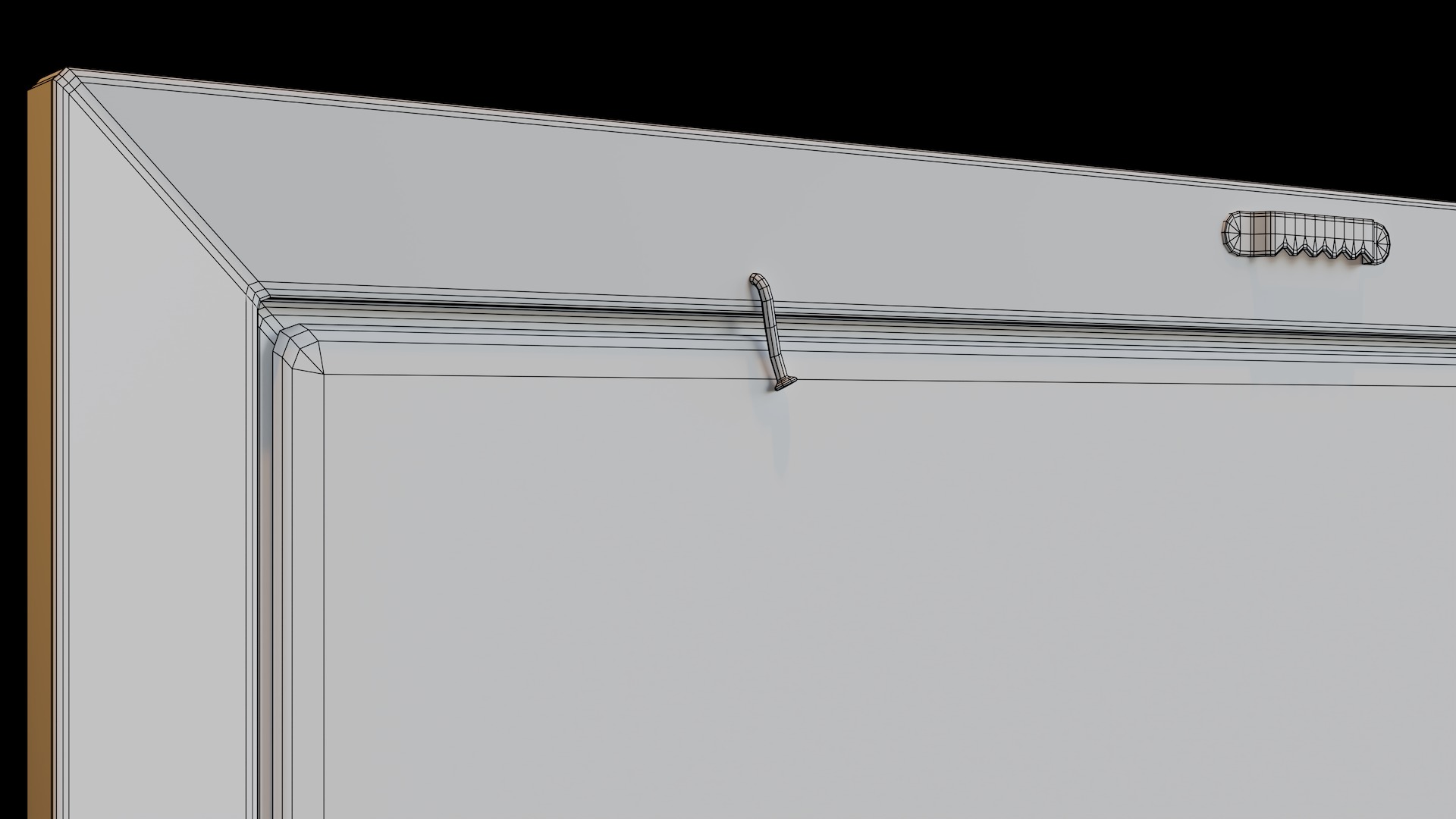 Vintage Framed Painting Set 3D Model Collection_7