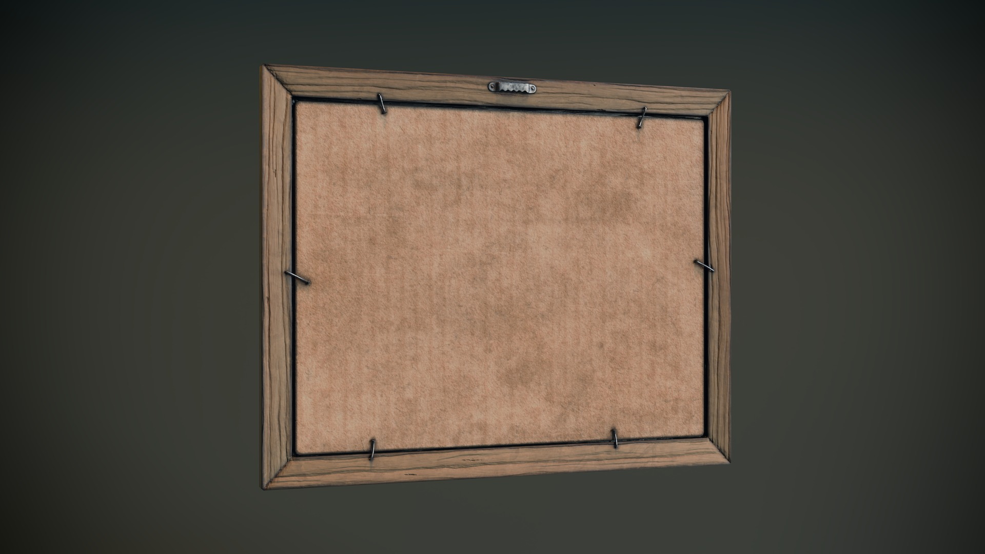 Vintage Framed Painting Set 3D Model Collection_2