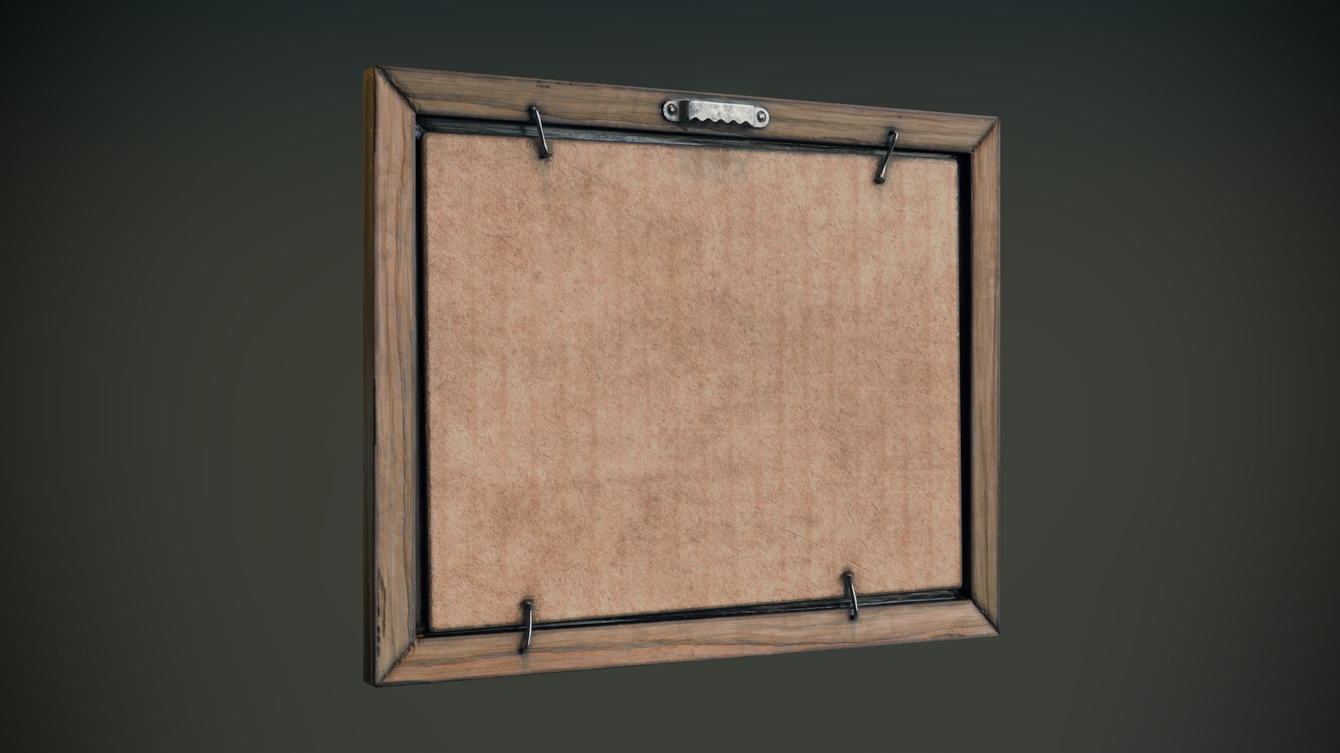 Vintage Framed Painting Set 3D Model Collection_10