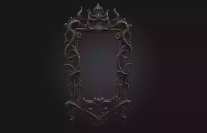 Gothic Elegance Frame  Ornate Craftsmanship with a Dark Flair