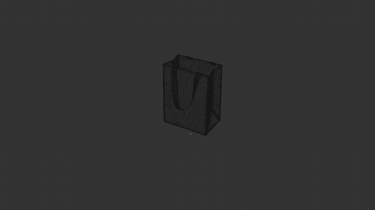 Bag Shopping Handle 3D model_2