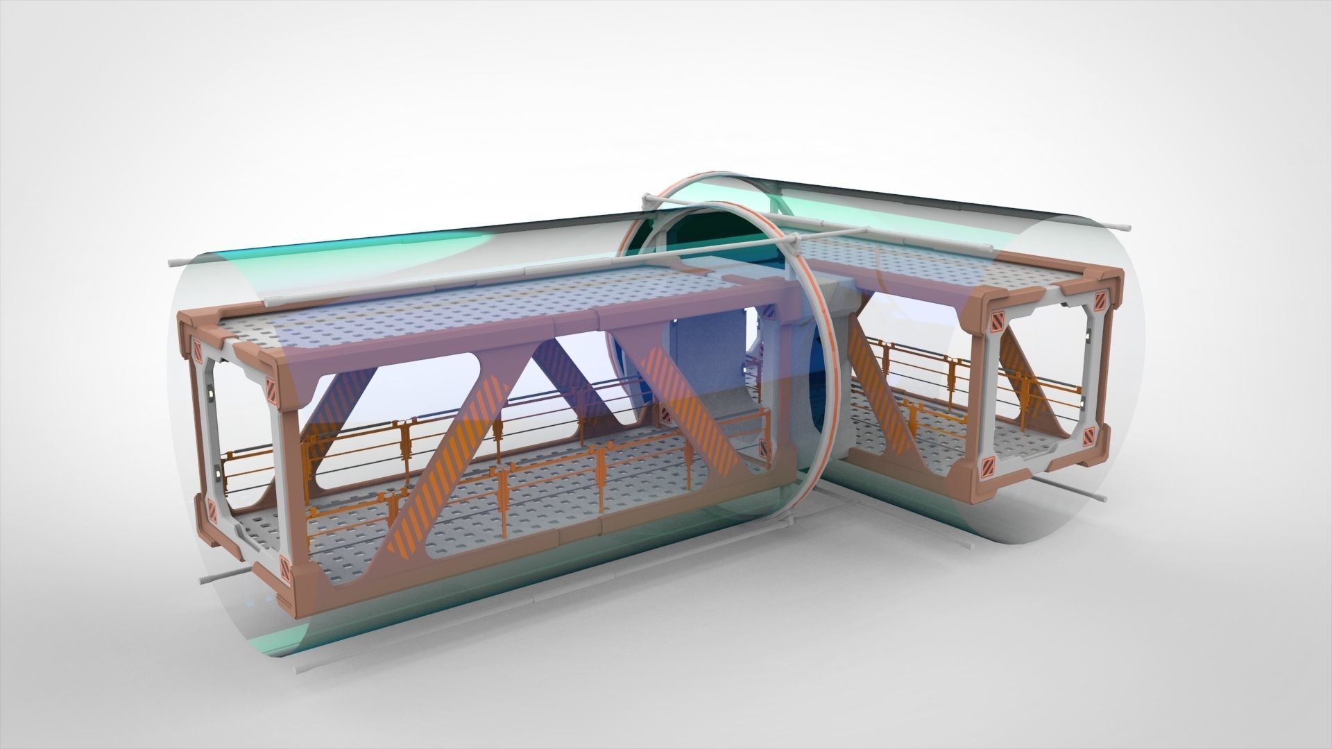 Sci Fi Modular Environment 1 3D model_10