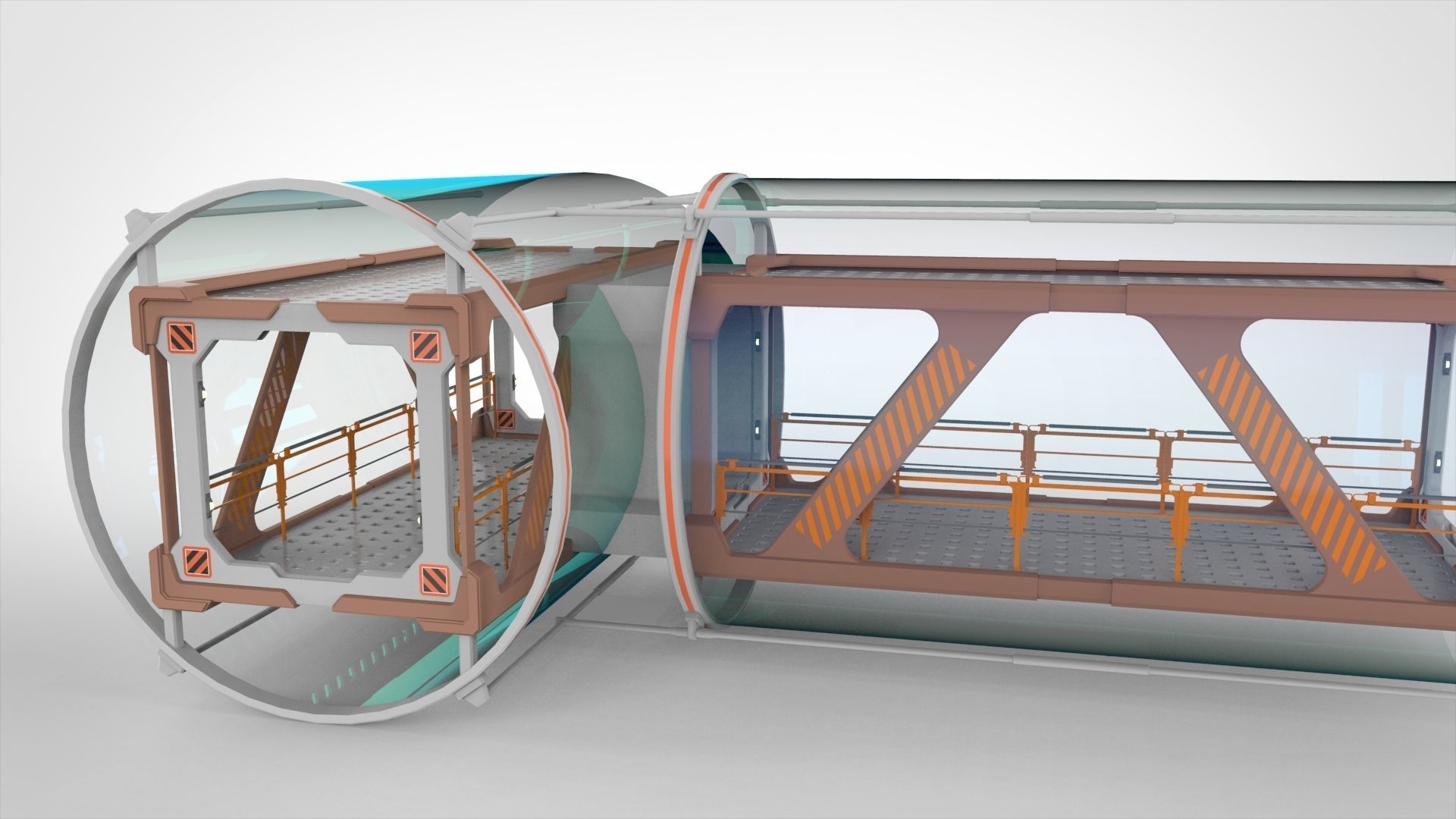 Sci Fi Modular Environment 1 3D model_12