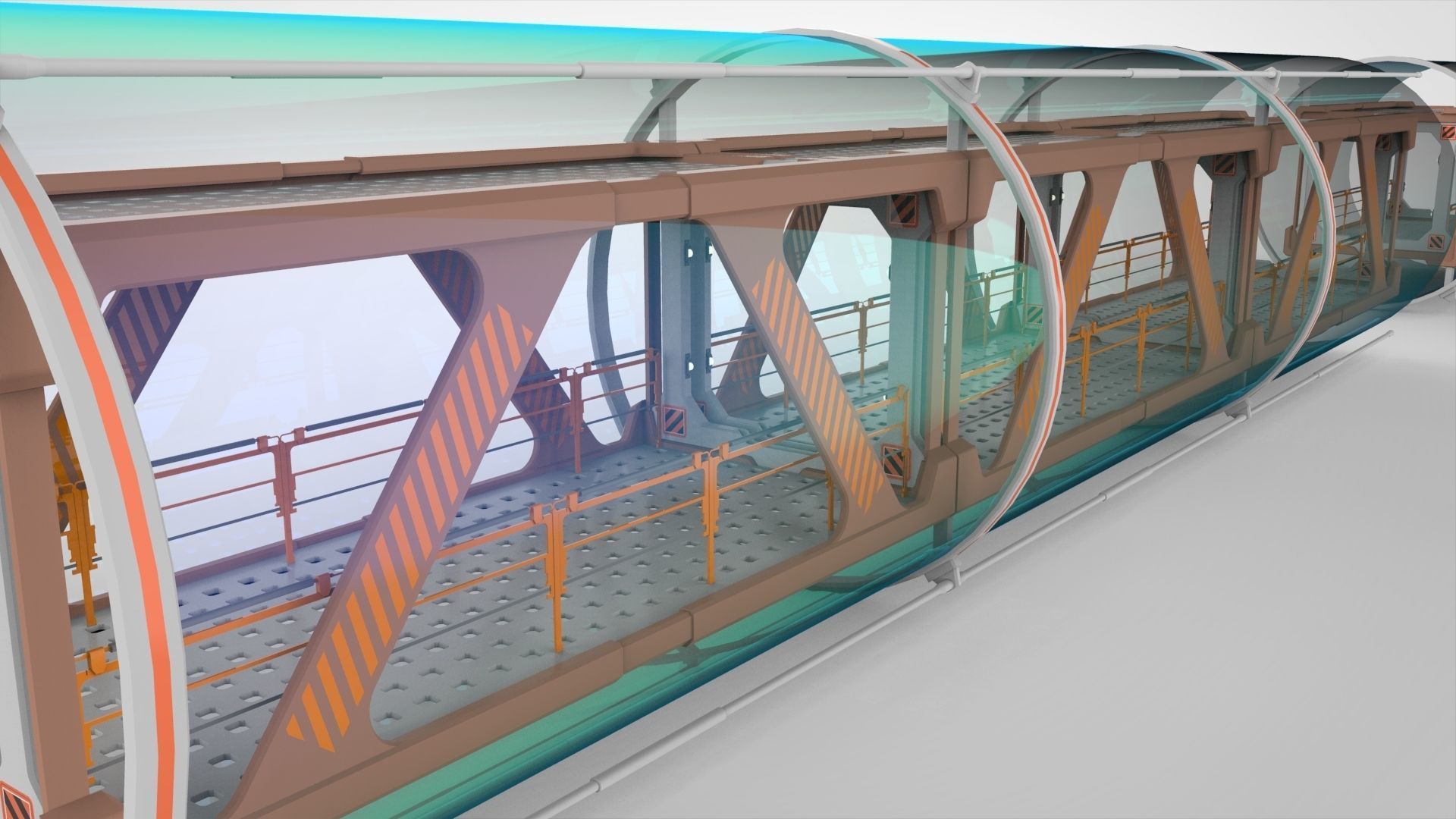 Sci Fi Modular Environment 1 3D model_4