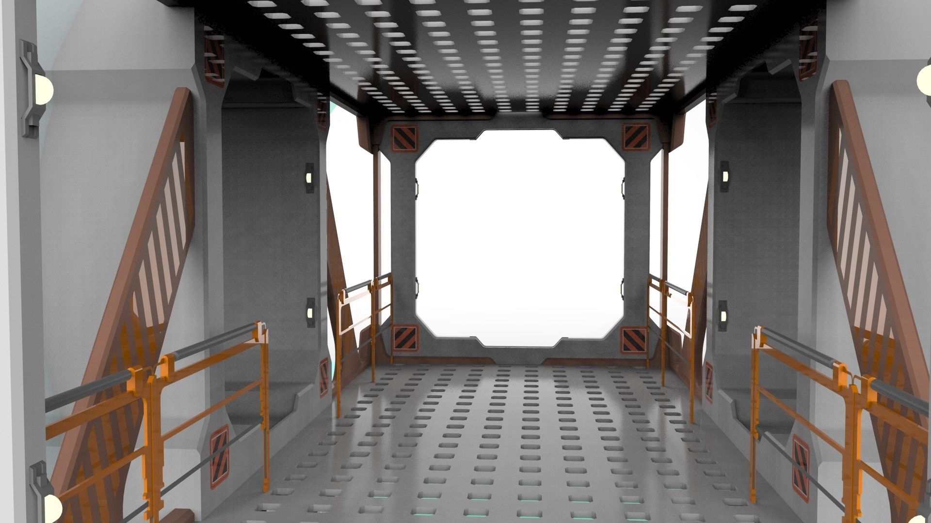 Sci Fi Modular Environment 1 3D model_16