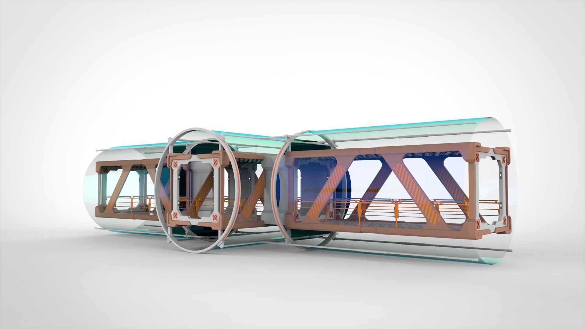 Sci Fi Modular Environment 1 3D model_14