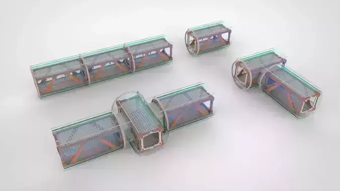 Sci Fi Modular Environment 1 3D model