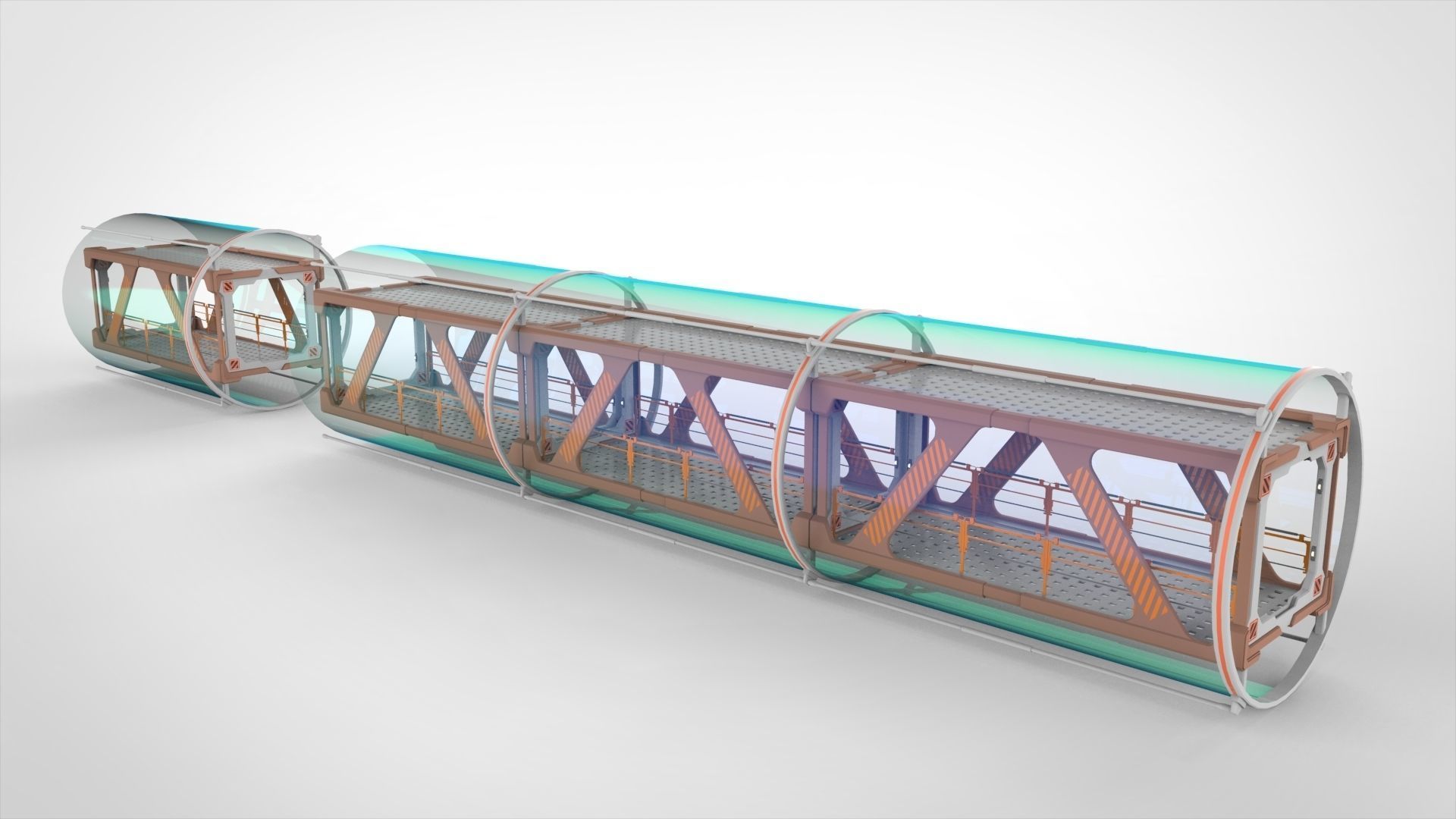 Sci Fi Modular Environment 1 3D model_2