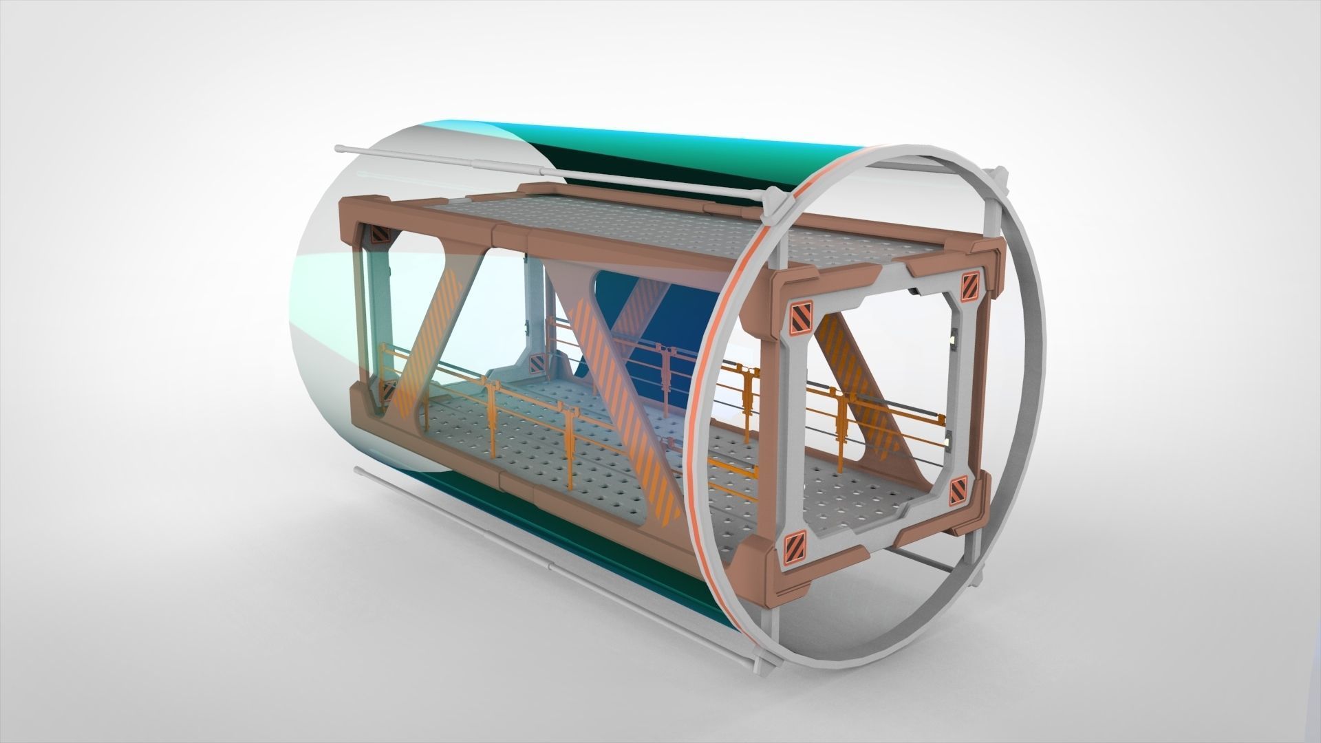 Sci Fi Modular Environment 1 3D model_8