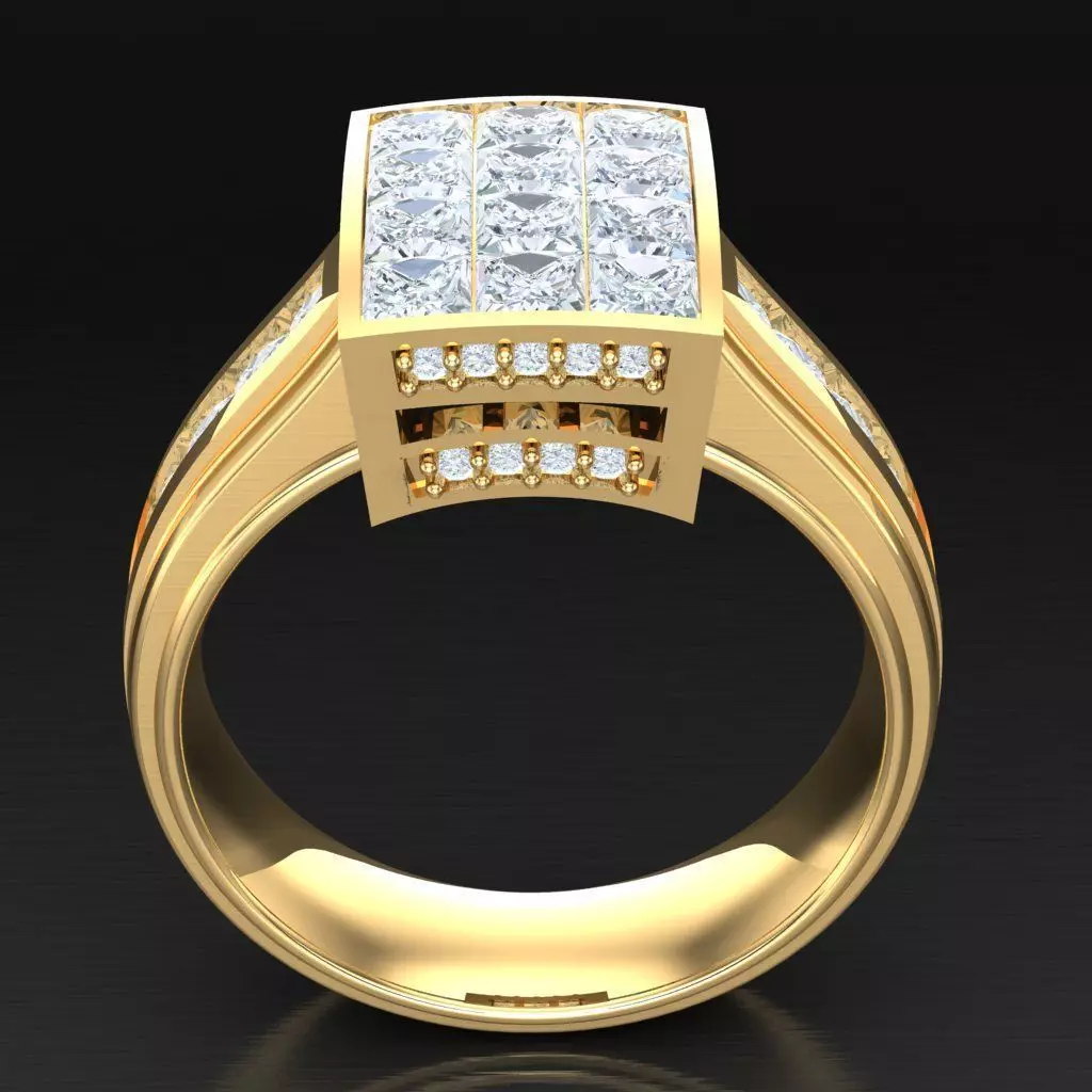 Luxury Men Rings Designs 6MR090 3D print model