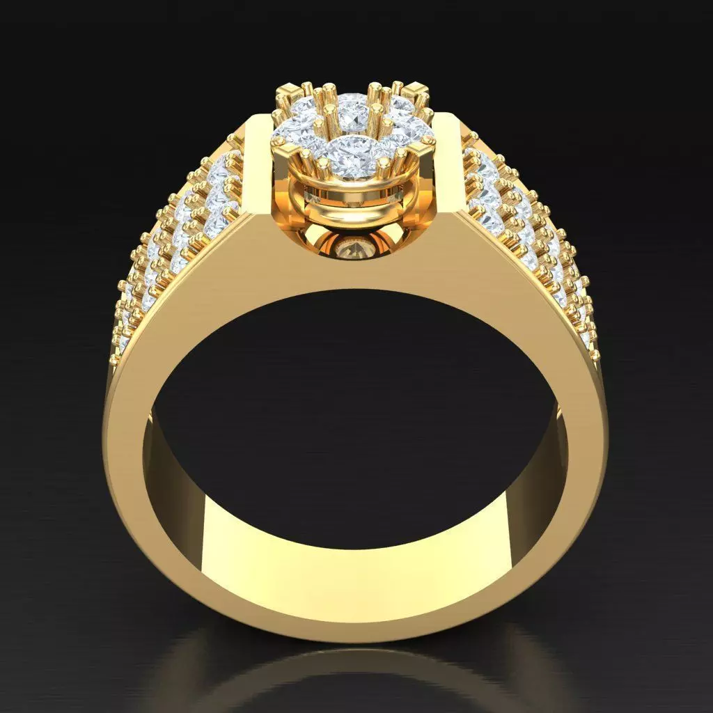 Luxury Men Rings Designs 6MR077 3D print model