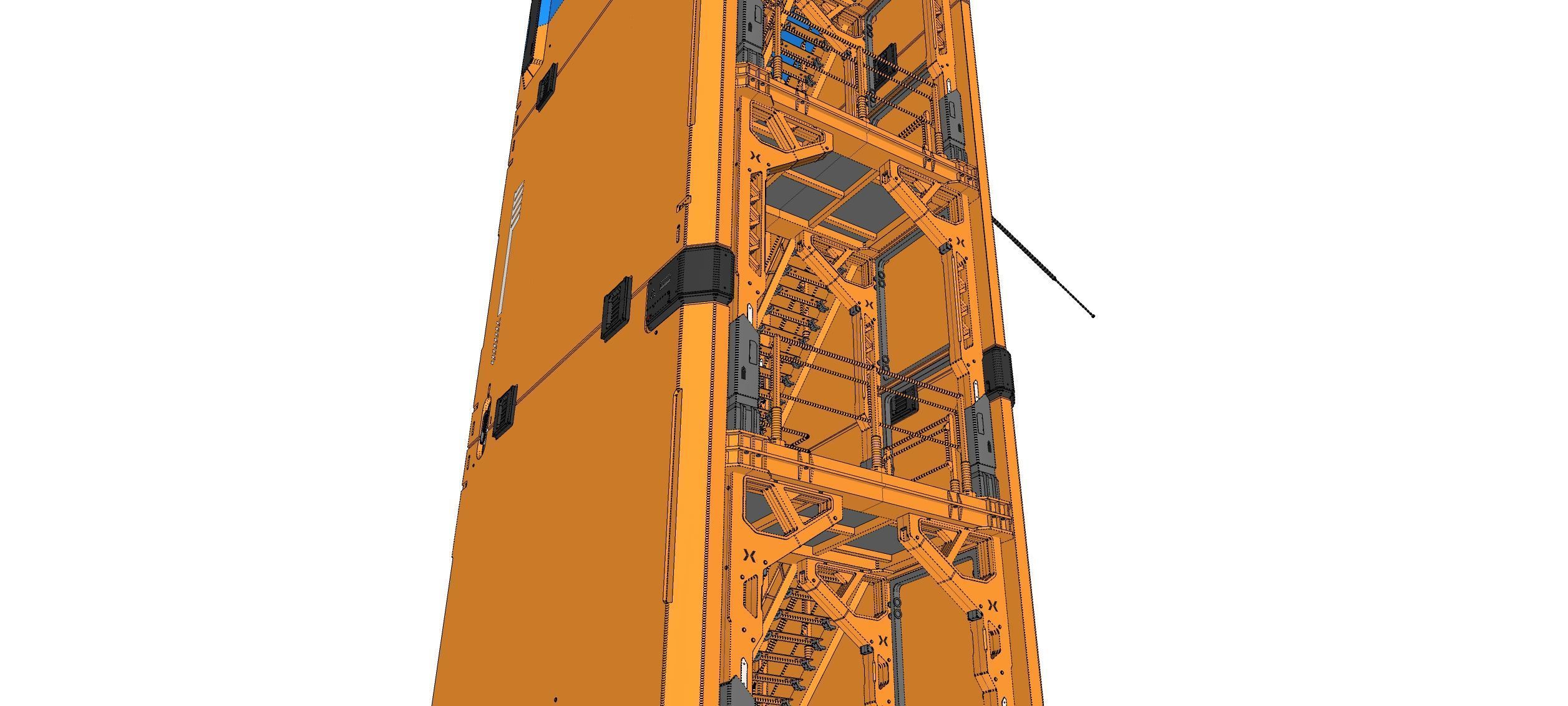 Sci fi tower 1 3D model_24