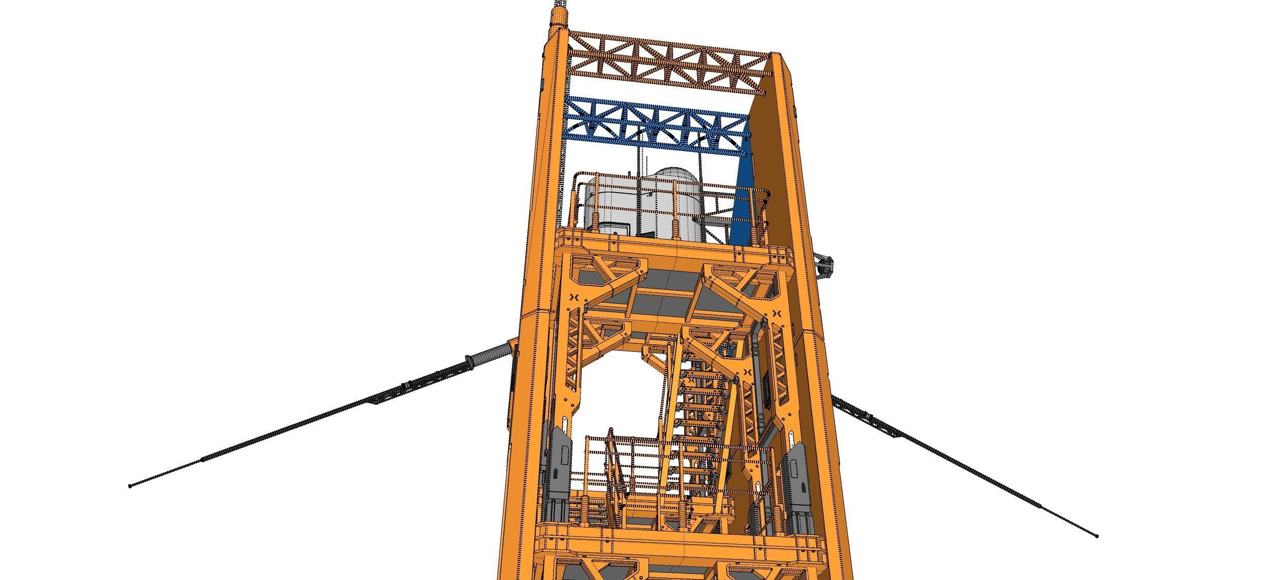 Sci fi tower 1 3D model_26