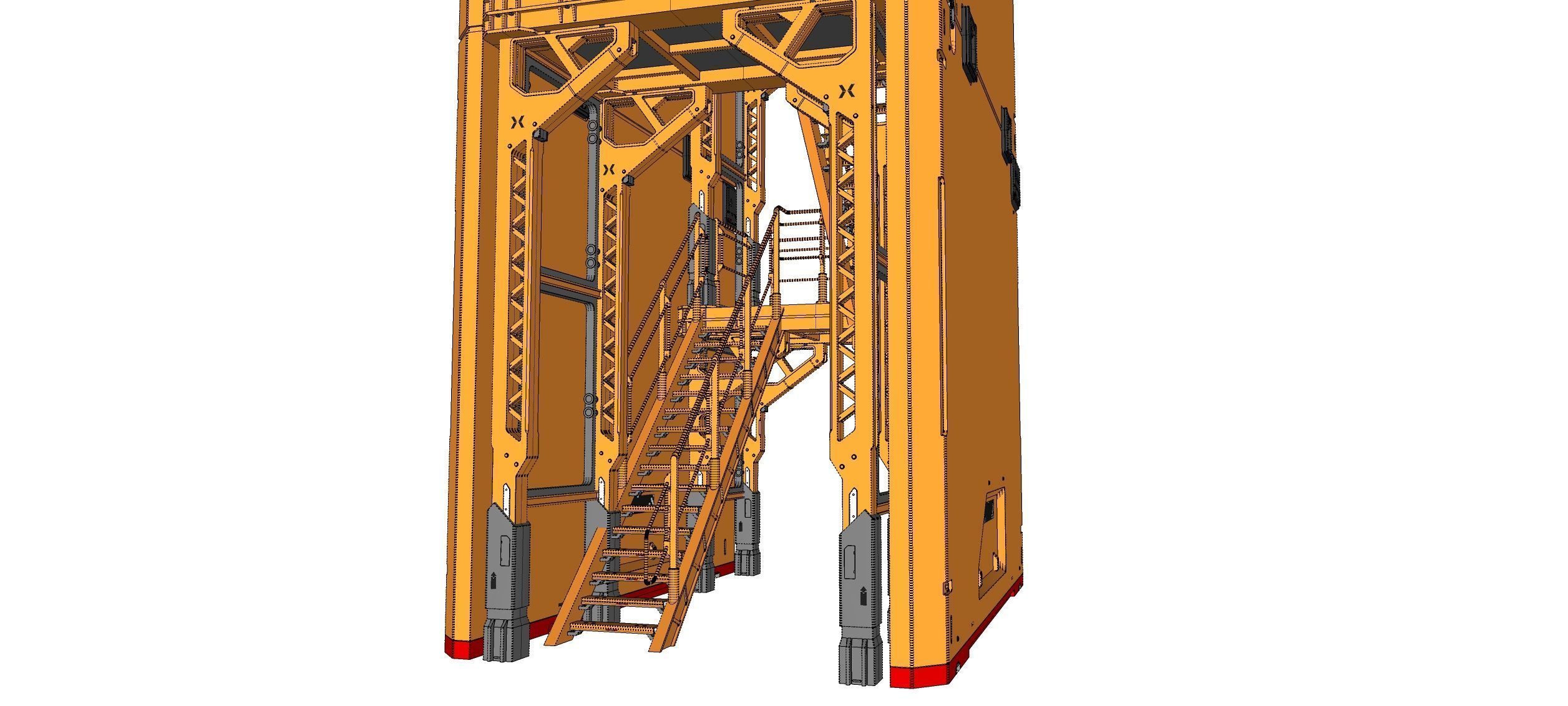 Sci fi tower 1 3D model_23