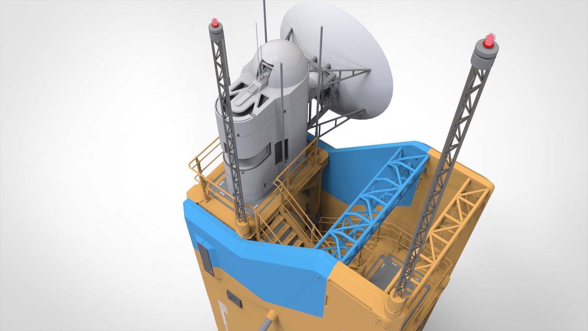 Sci fi tower 1 3D model_18