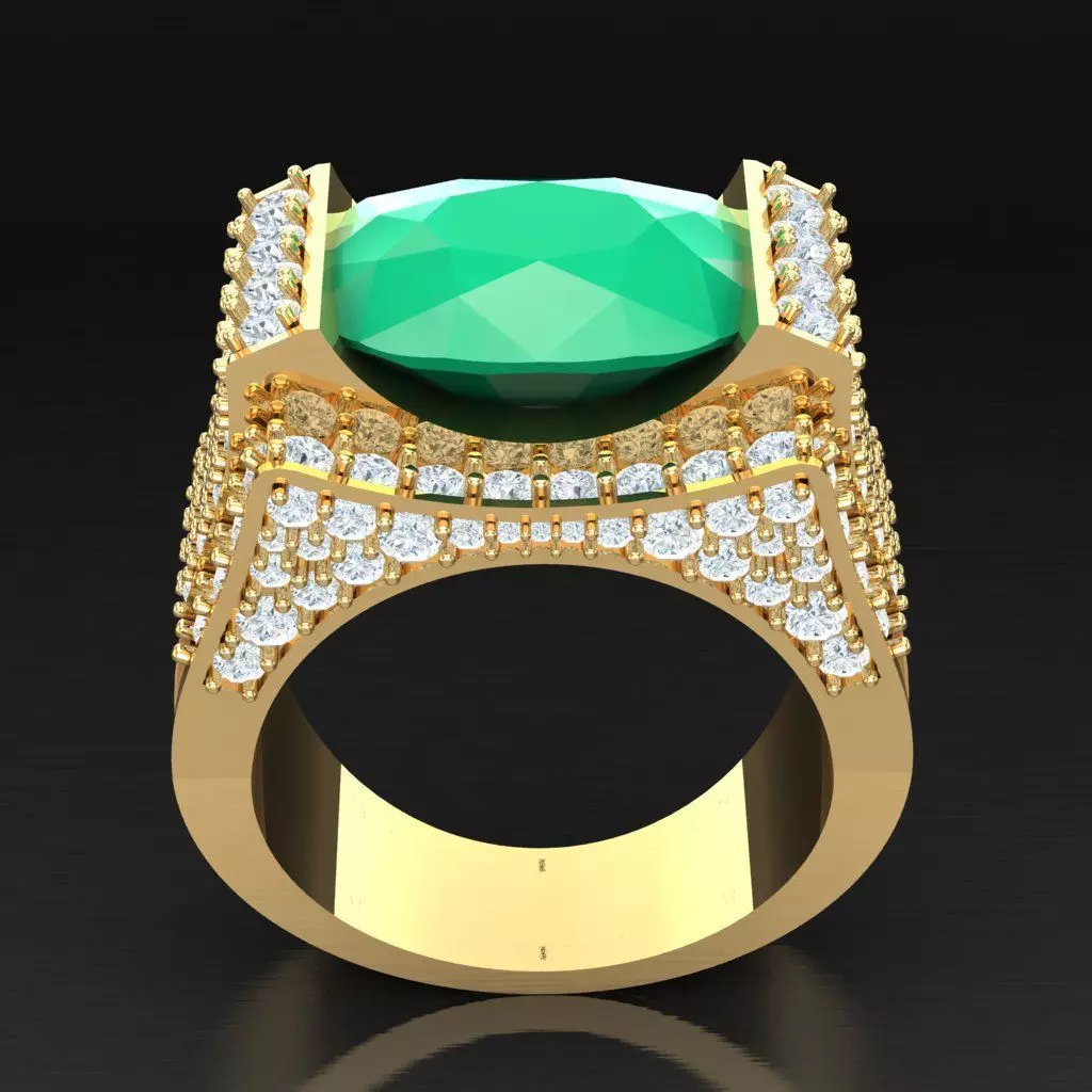 Luxury Men Rings Designs 6MR070 3D print model