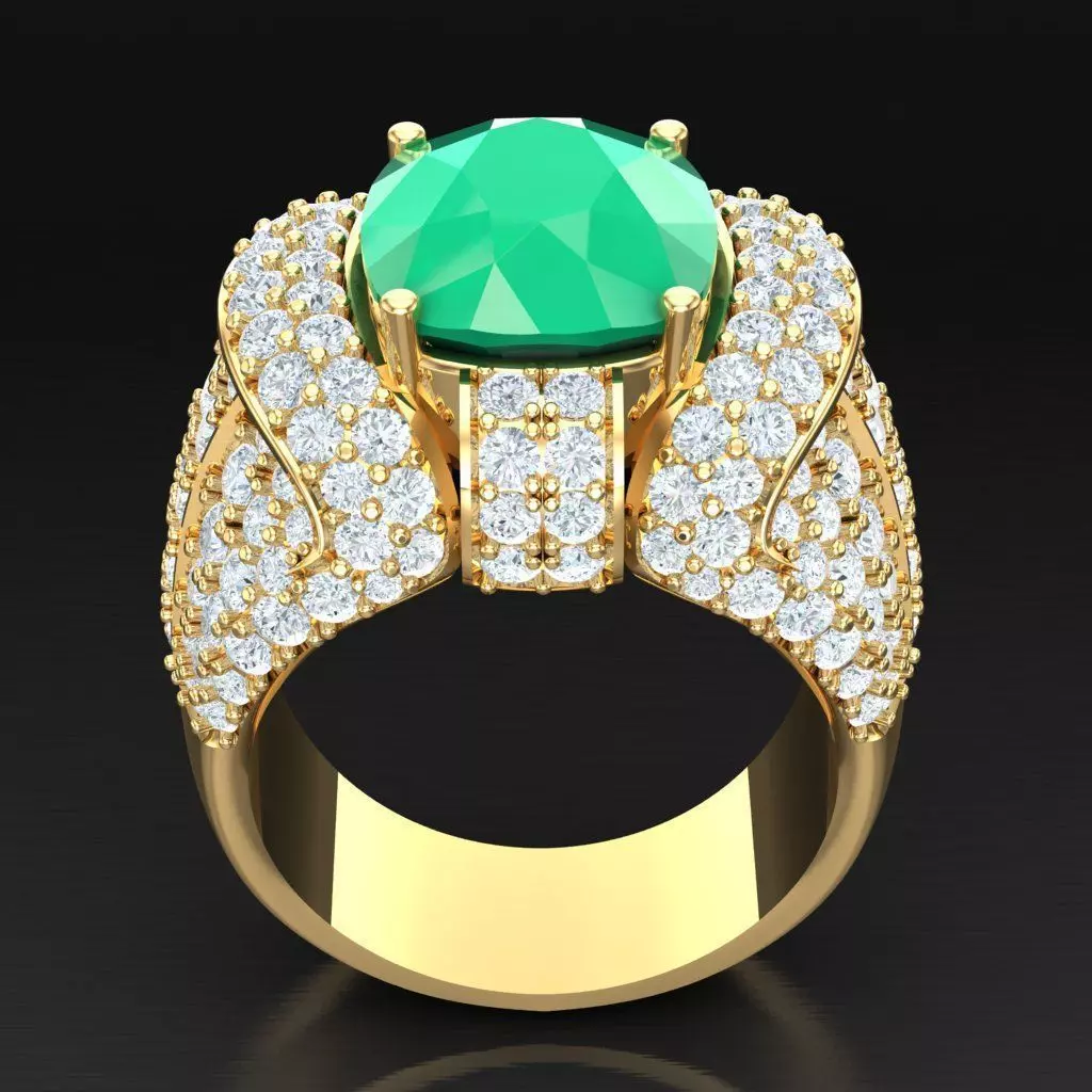 Luxury Men Rings Designs 6MR065 3D print model