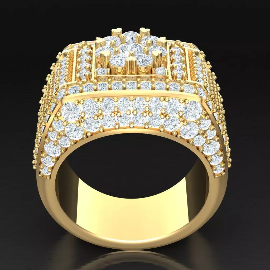 Luxury Men Rings Designs 6MR062 3D print model