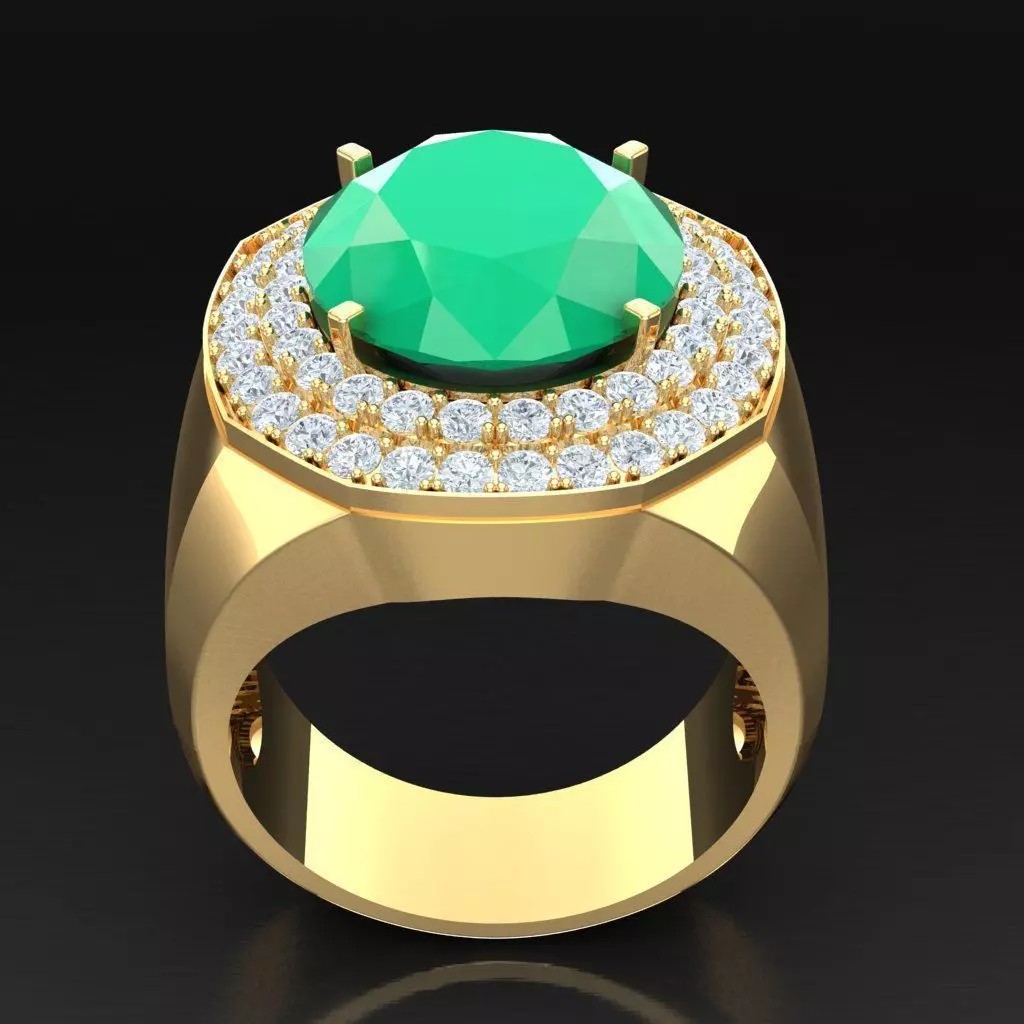 Luxury Men Rings Designs 6MR060 3D print model