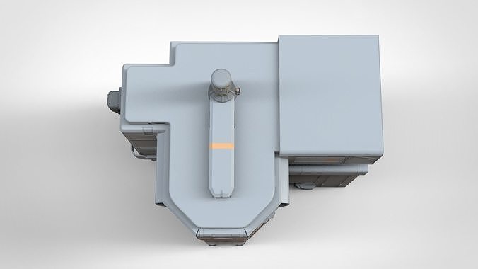 sci-fi Architectural element 8 3D model 7