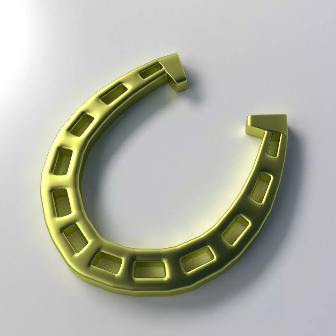 Horseshoe gold 3D model