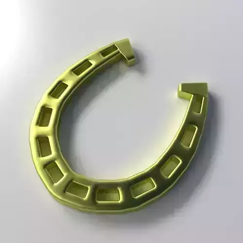 Horseshoe gold 3D model