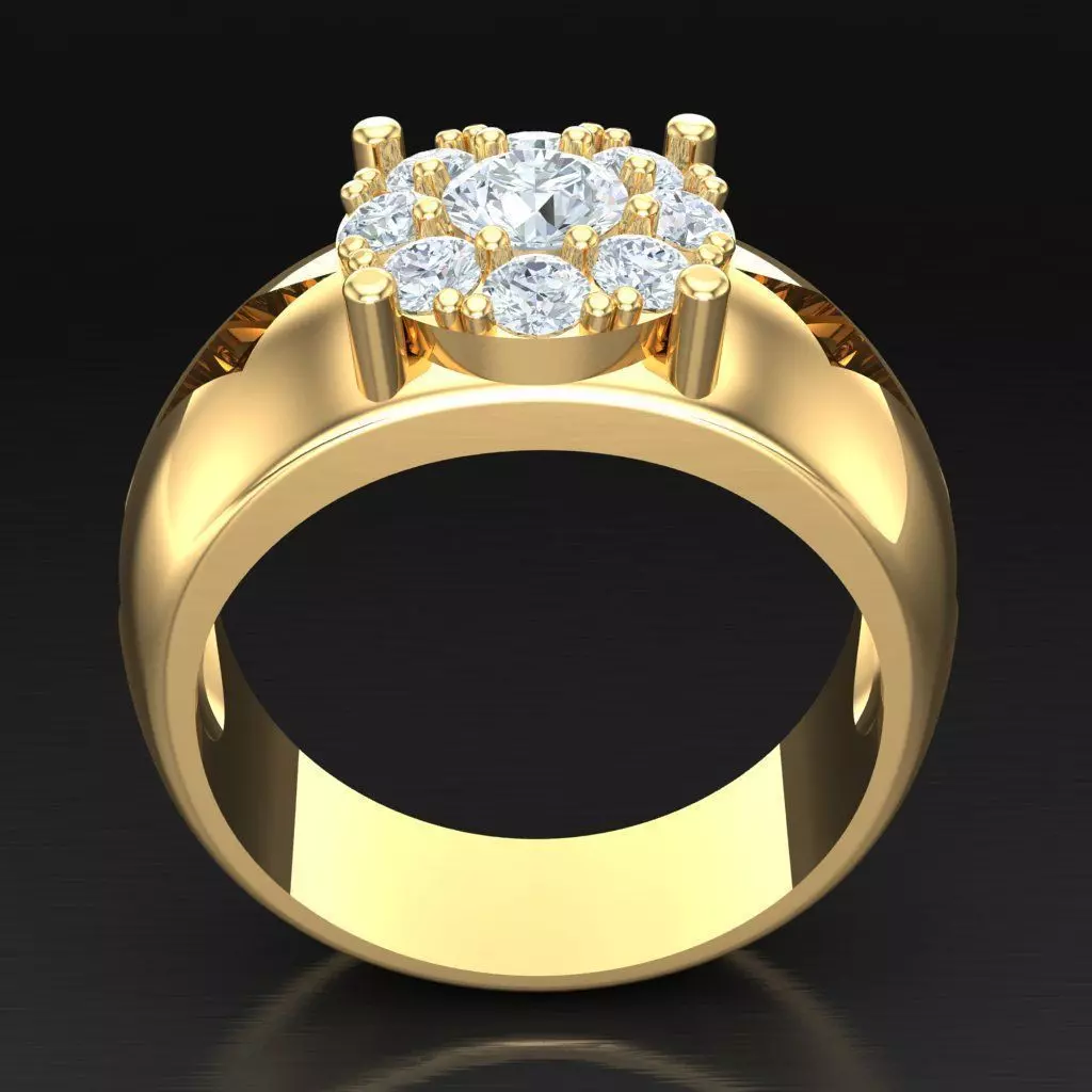 Luxury Men Rings Designs 6MR039 3D print model