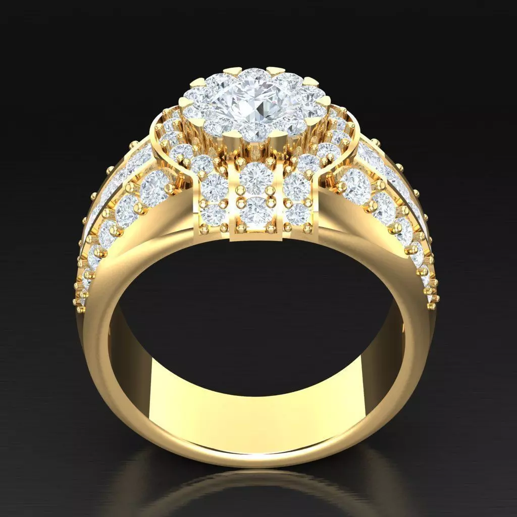 Luxury Men Rings Designs 6MR034 3D print model