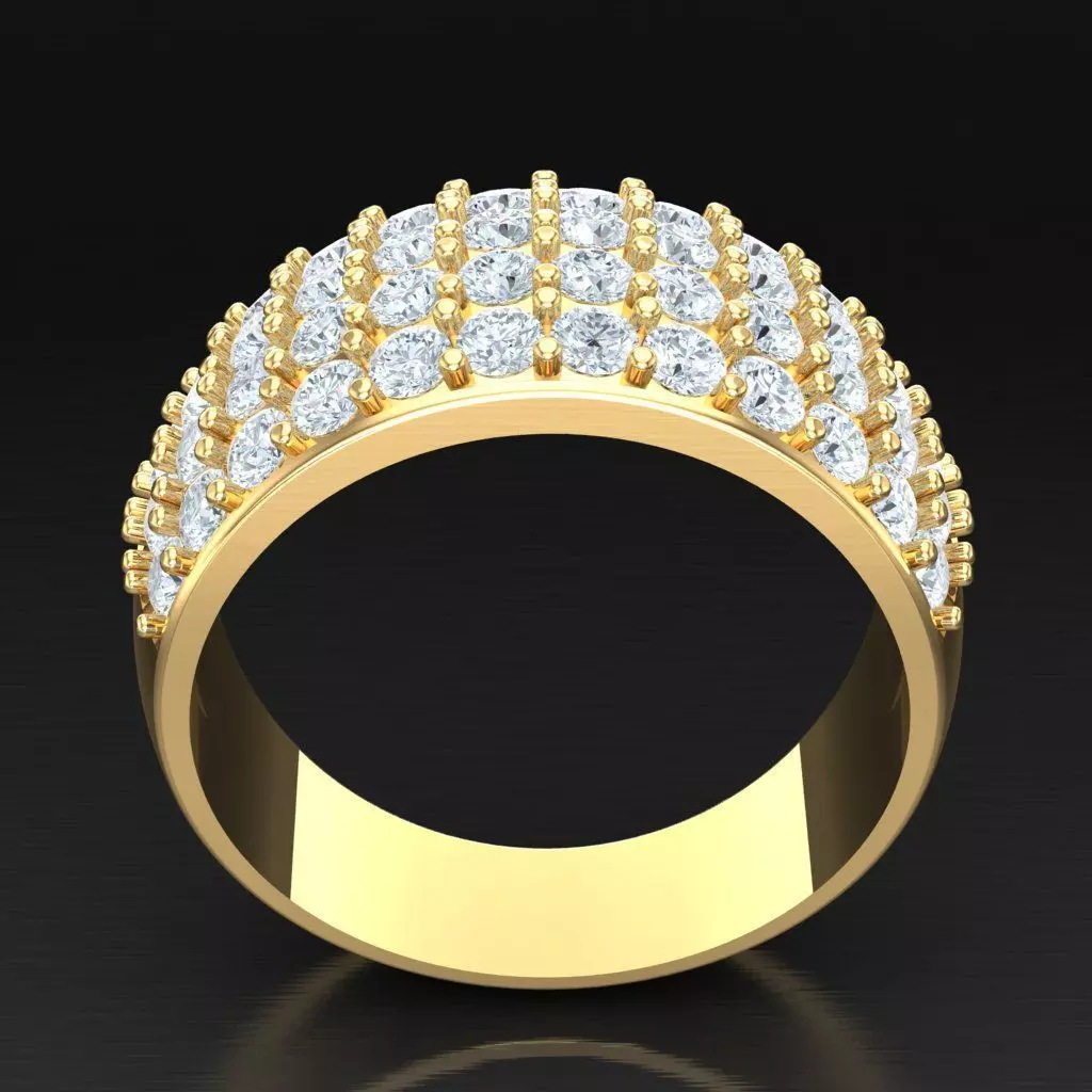Luxury Men Rings Designs 6MR029 3D print model