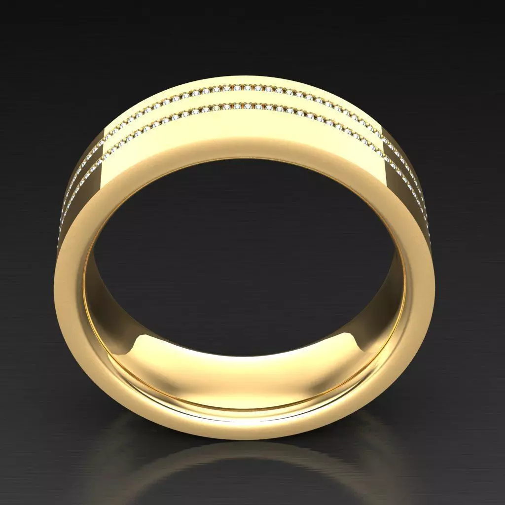 Luxury Men Rings Designs 6MR027 3D print model