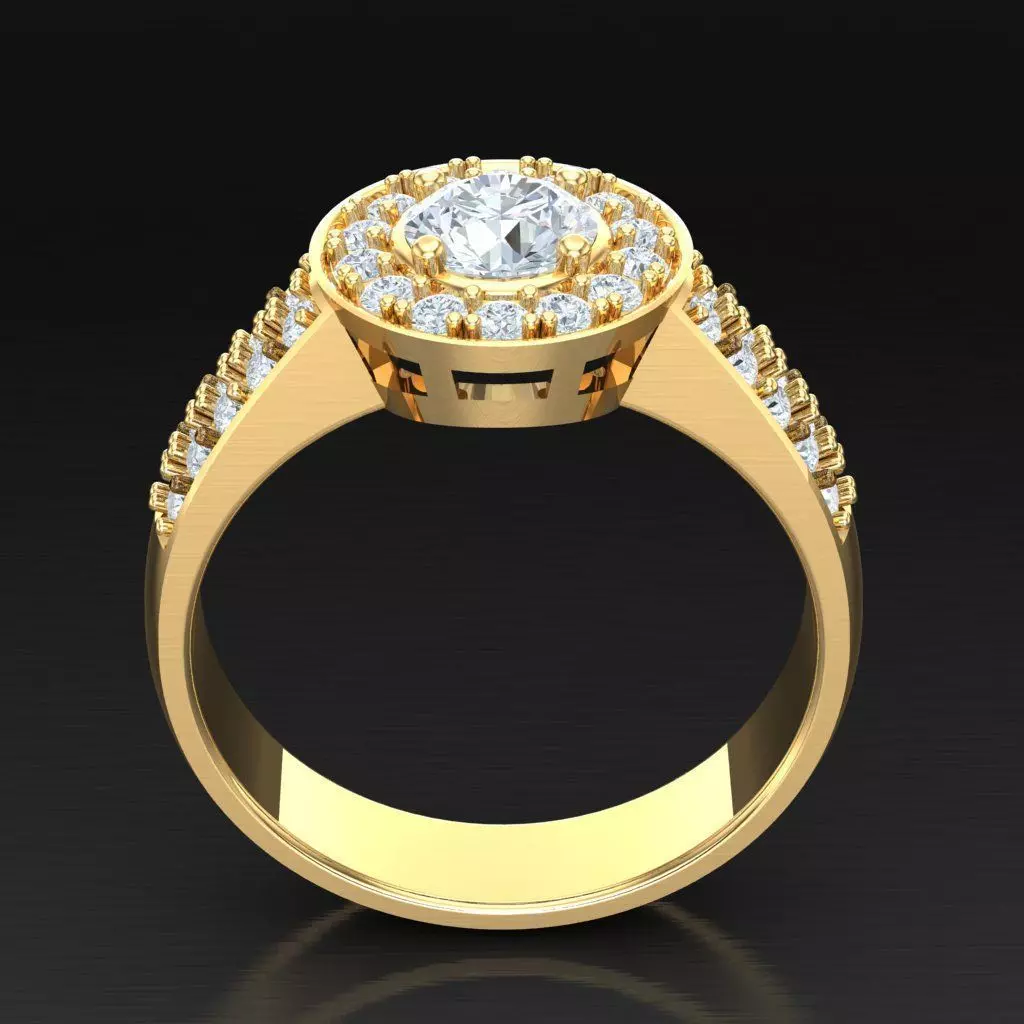 Luxury Men Rings Designs 6MR025 3D print model
