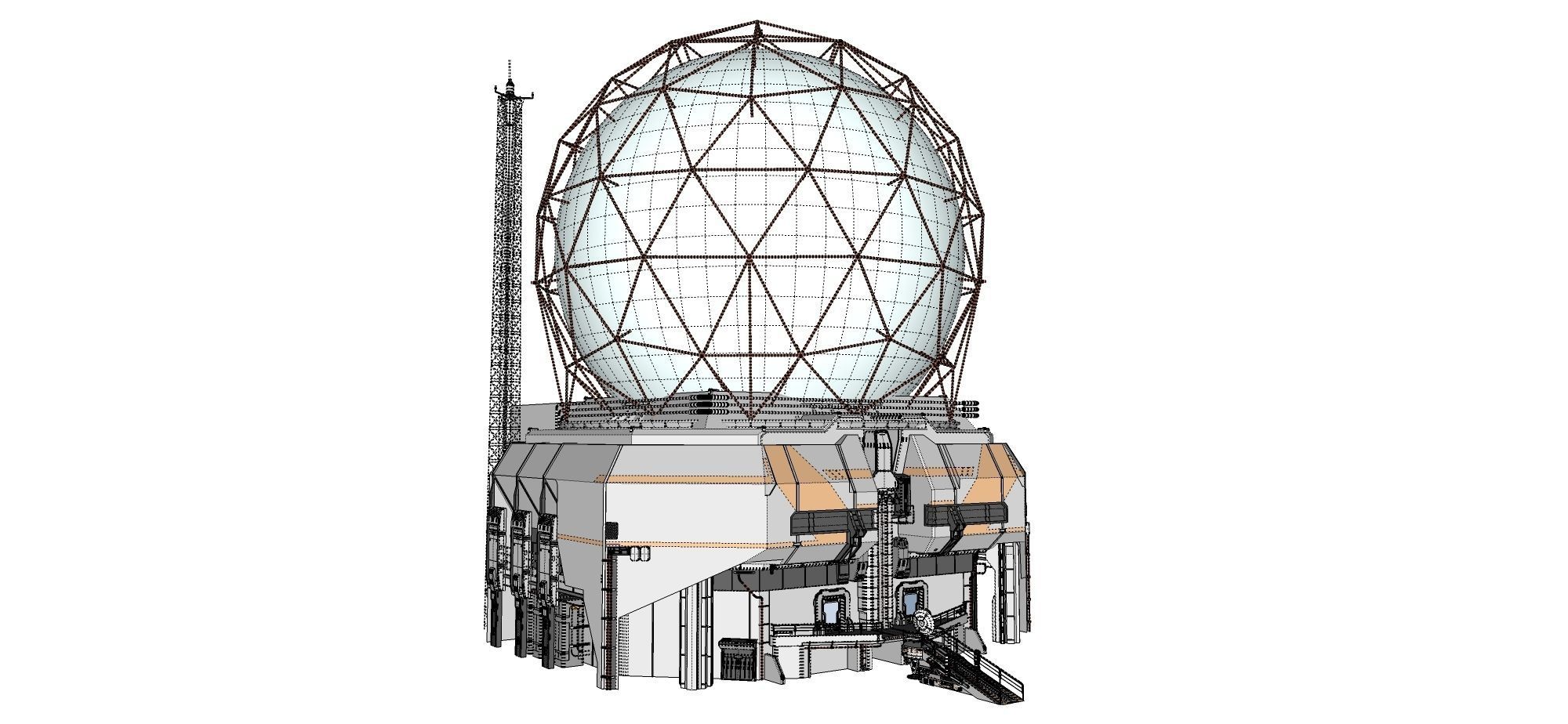 Complex 4 3D model_43