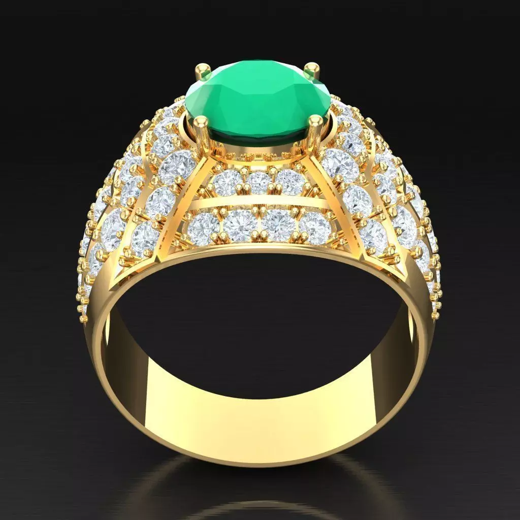 Luxury Men Rings Designs 6MR024 3D print model