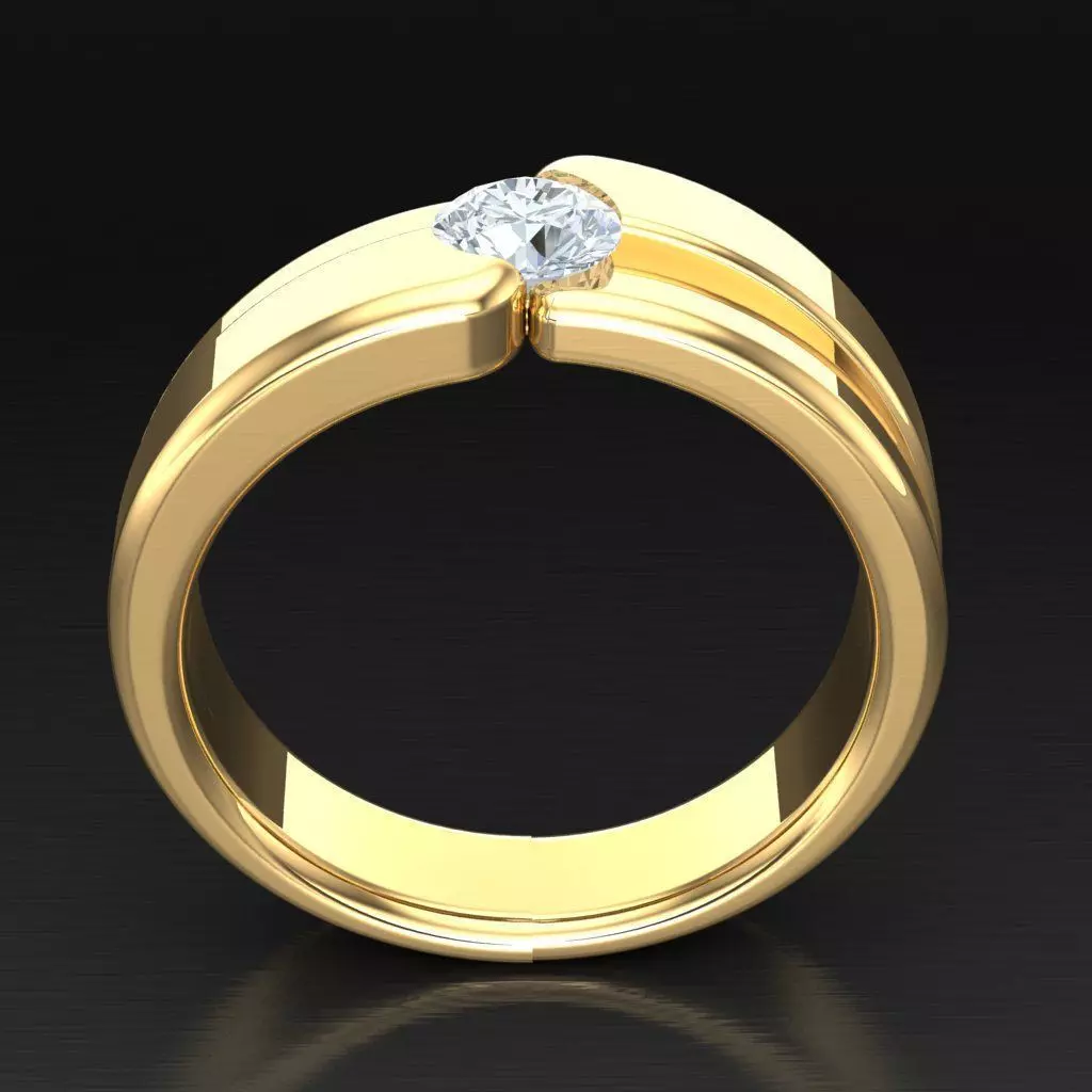 Luxury Men Rings Designs 6MR009 3D print model